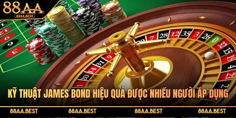 Chiến thuật James Bond trong Roulette online tại 88AA