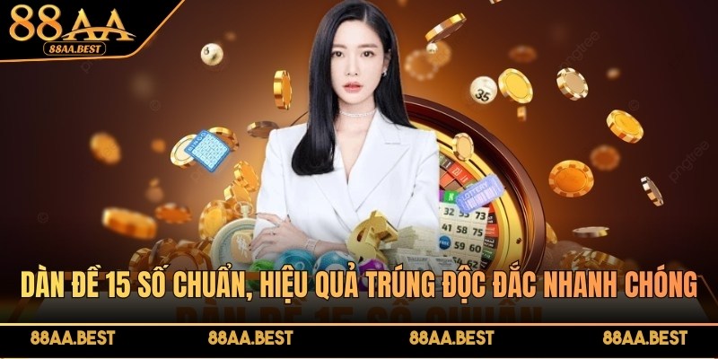Dàn đề 15 số chuẩn tại 88AA giúp người chơi chọn lọc số hiệu quả hơn