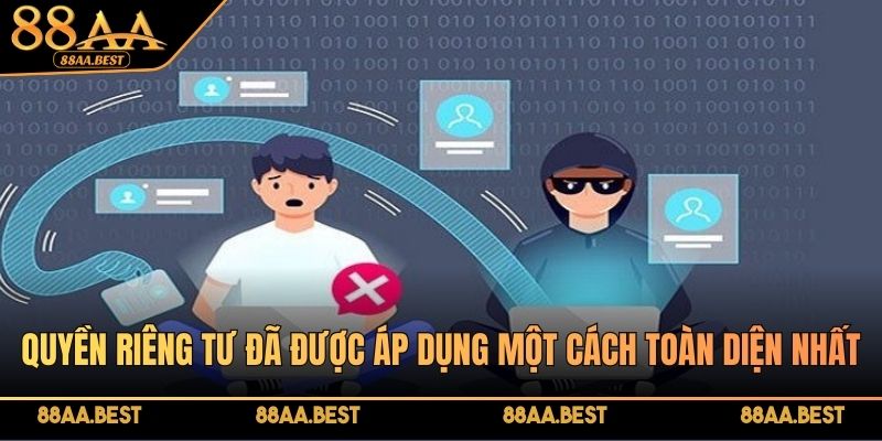Quyền riêng tư 88AA bảo vệ dữ liệu hội viên khi truy cập website